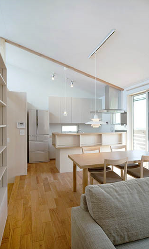 優しい色合いでまとめたインテリア