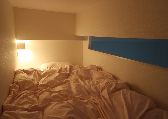 ロフトで生活スペースを確保するマンション