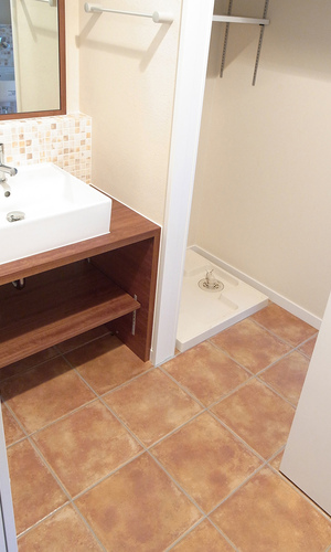 洗面室と家事室