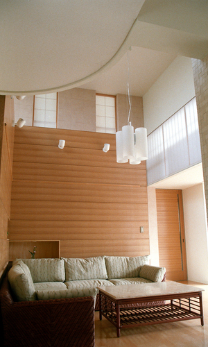 リビングの吹抜け