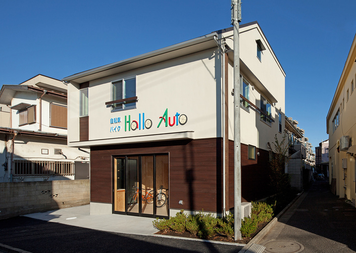 焼杉を使った店舗付き住宅|世田谷のShop&House