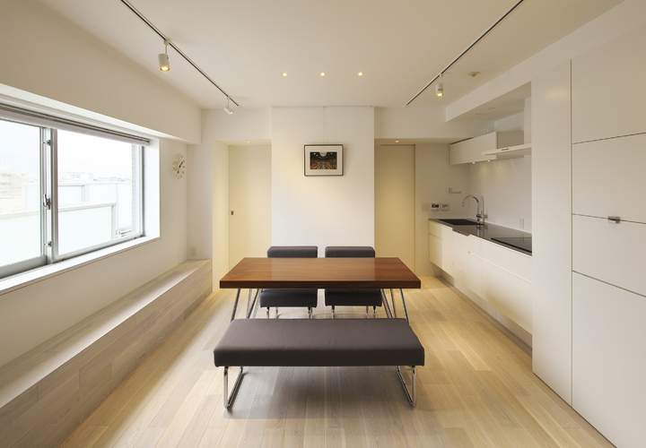 住まいの中心にあるダイニング