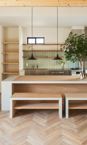 キッチンと造作家具