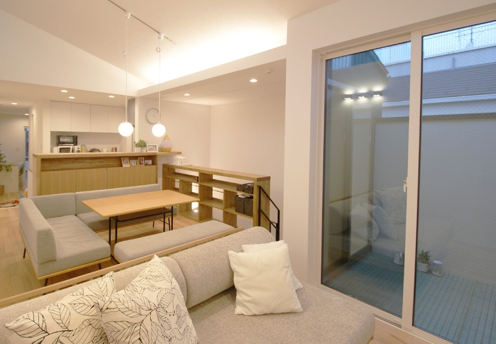 開放的なリビング