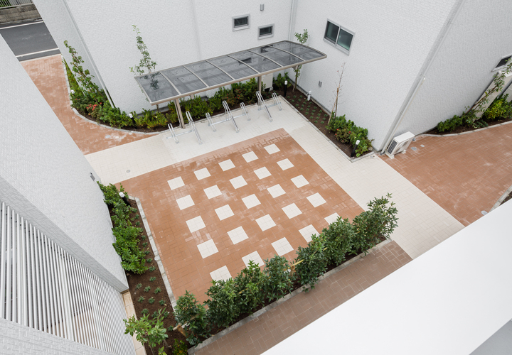 中庭｜｜中庭のテラスハウス｜東京都足立区