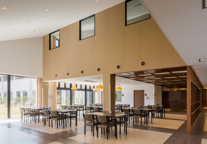 食堂｜森の中の老人ホーム｜茨城県守谷市