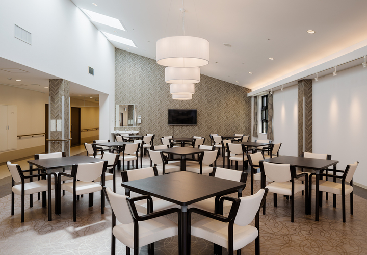 食堂｜森の中の老人ホーム｜茨城県守谷市