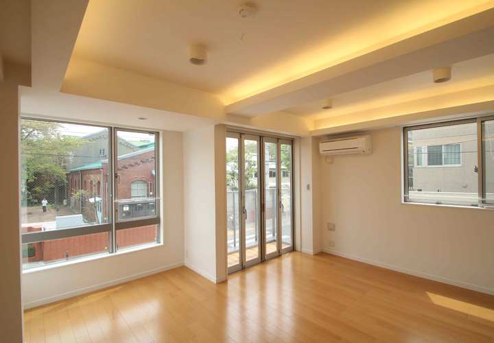 リビング｜狭小間口の家｜東京都北区