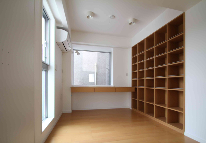 ワークスペース｜狭小間口の家｜東京都北区