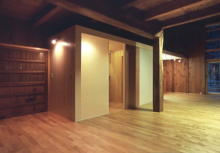 水廻り空間をまとめたボックス