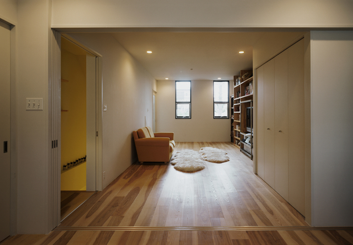 仕切れるプライベートリビング