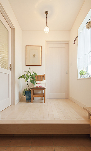 フレンチカントリー調の玄関