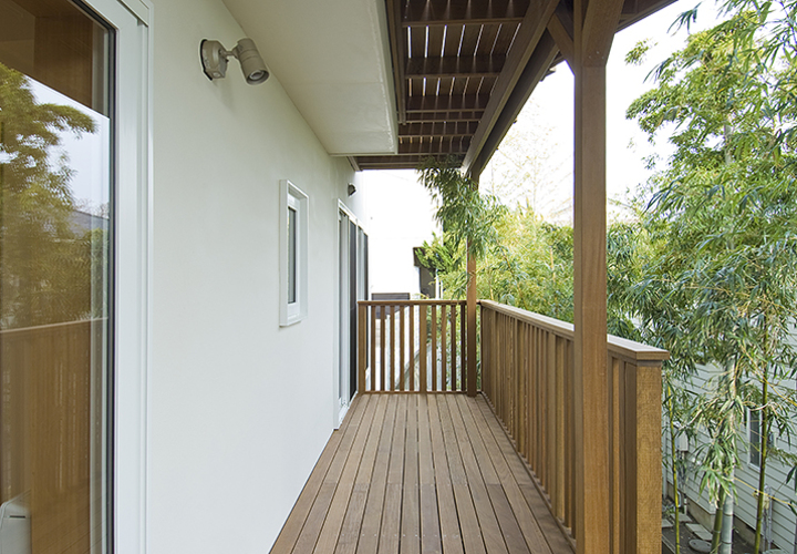 竹林を採用した庭