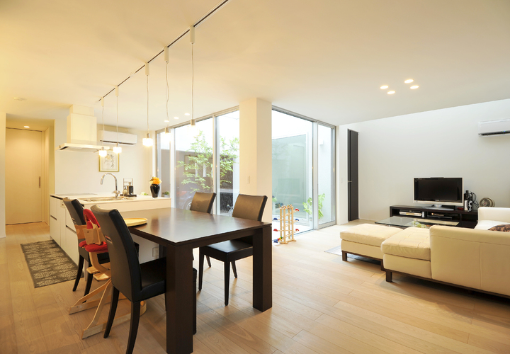 やさしい光に包まれるLDK