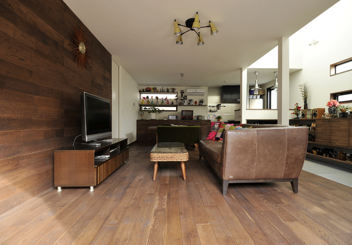 こだわりのビンテージテイストインテリア