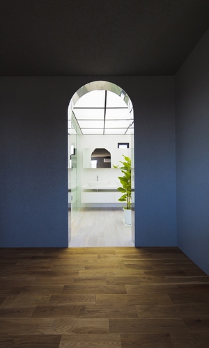 書斎からパウダールーム