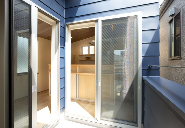 南蒲田の家　３階テラス