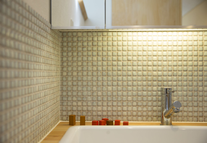 南蒲田の家　洗面カウンター