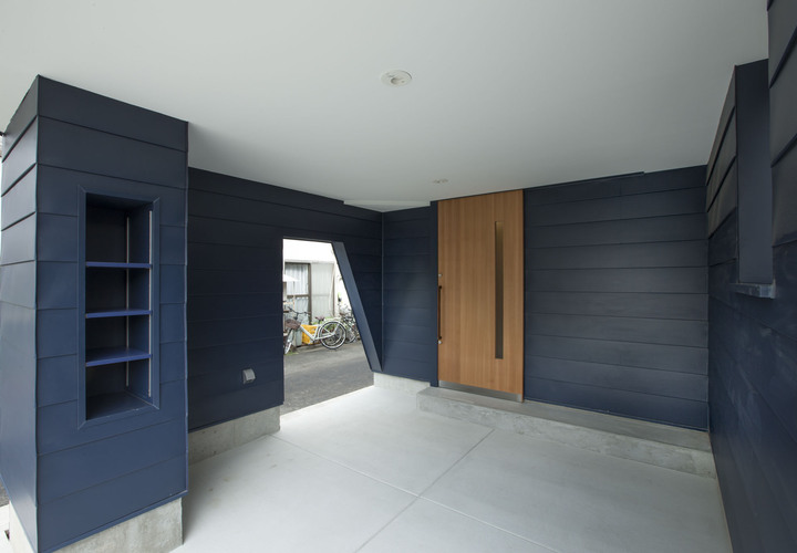 南蒲田の家　エントランス