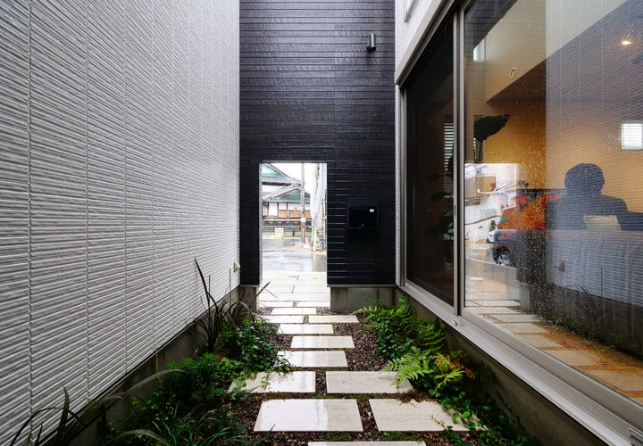 遊び心のある前庭