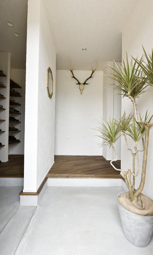 2wayアクセスの可能な玄関土間