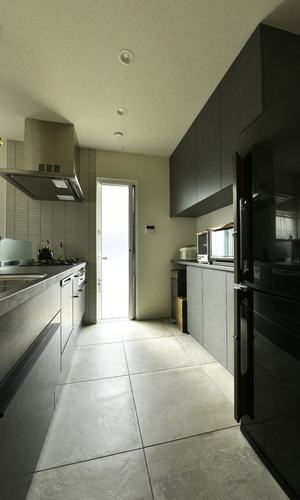 奥様こだわりのキッチン空間