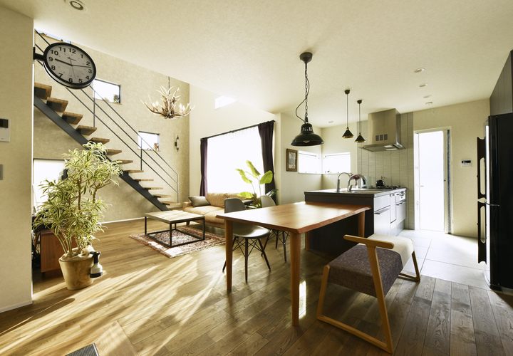 インテリアにとことんこだわったLDK