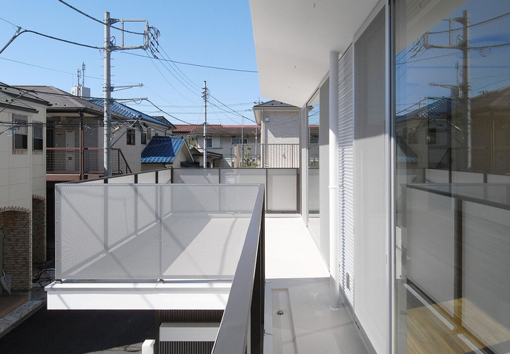 広いバルコニー