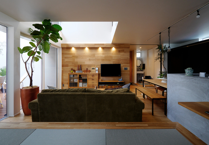 ウォールデザインで個性的な空間に