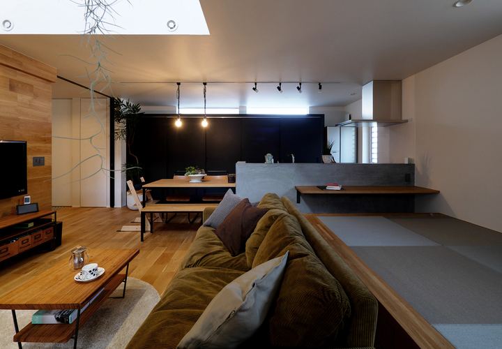 素材感をプラスした上質なインテリア