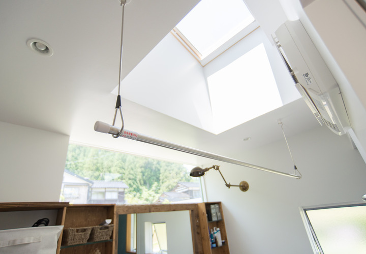 明るい洗面スペース