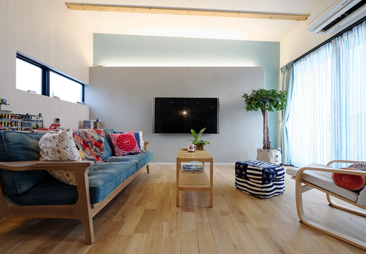 ゆったり寛ぎのリビング