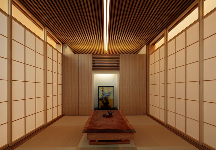 和室　夕景