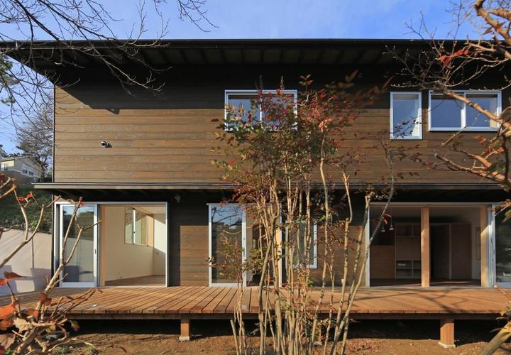 片瀬の家　デッキ