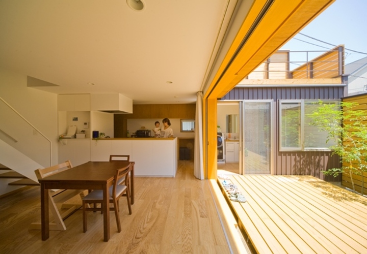 遠藤の家　中庭