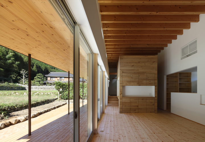 大きな空間の中に小さな箱を配置