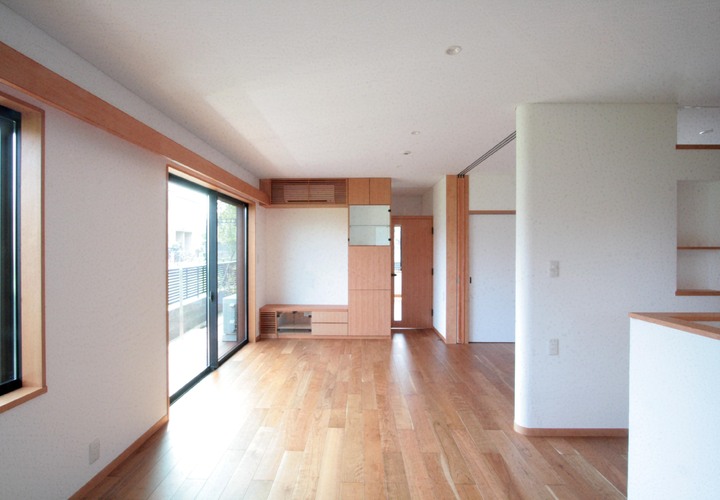 １階（親世帯）のリビング、ダイニング