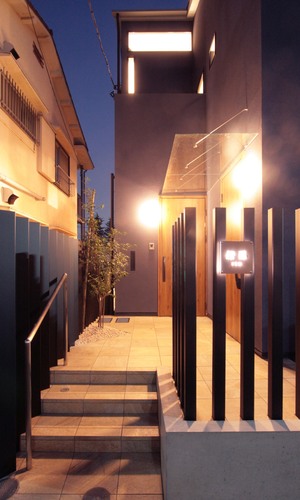 夕景（アプローチ廻り）