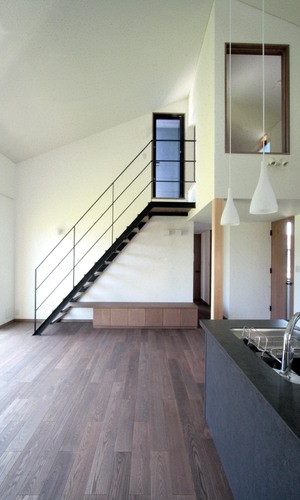 ２階（子世帯）のリビング、ダイニング