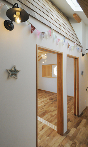 屋根のあるこども部屋