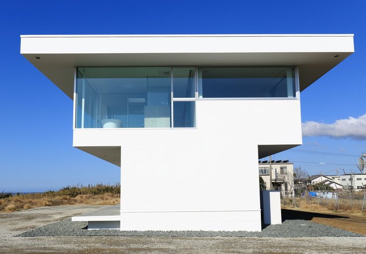 水平線の家｜リビングダイニング