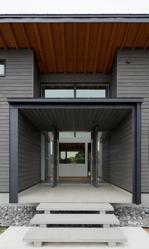 佐倉の別荘｜建物エントランス外観