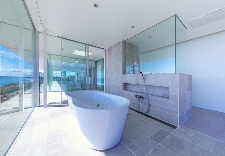 水平線の家｜バスルーム