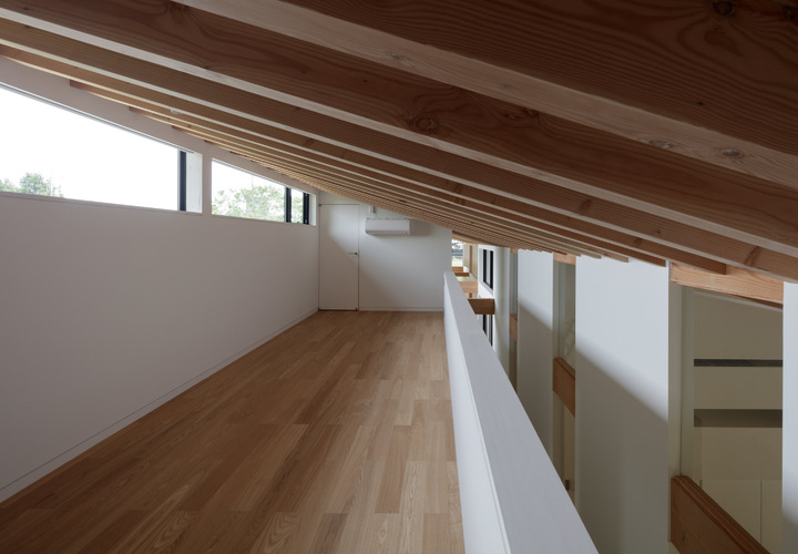 佐倉の別荘｜ロフトのゲストスペース