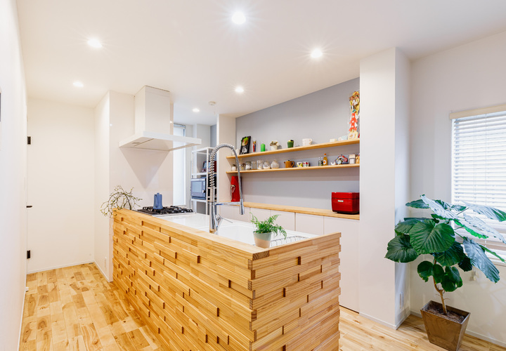 個性的な自分だけのキッチン