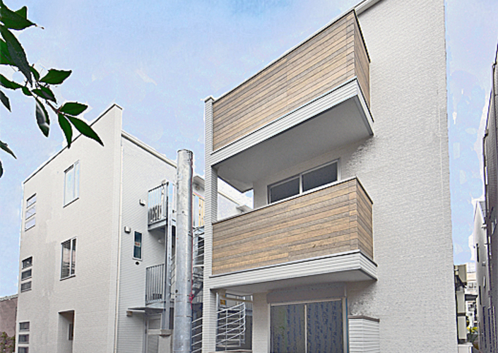 木造3階建てアパート建替え　神奈川