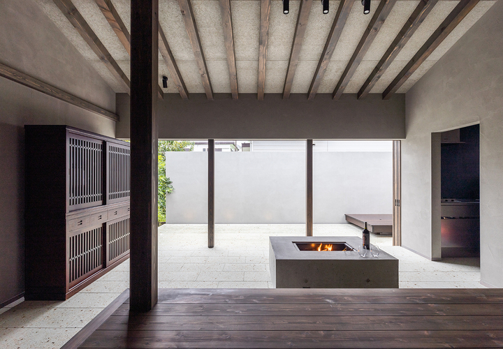 内外一体の空間