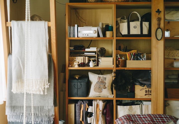 アトリエの収納