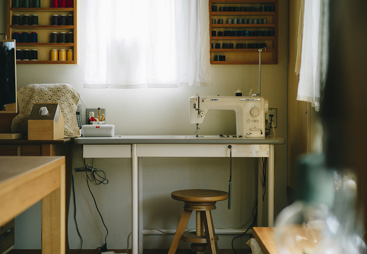 洋裁のアトリエ
