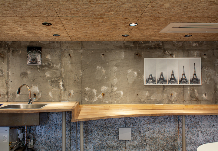 曲線のオフィス